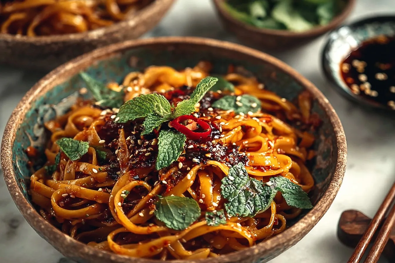 Spicy Chili Garlic Noodles
