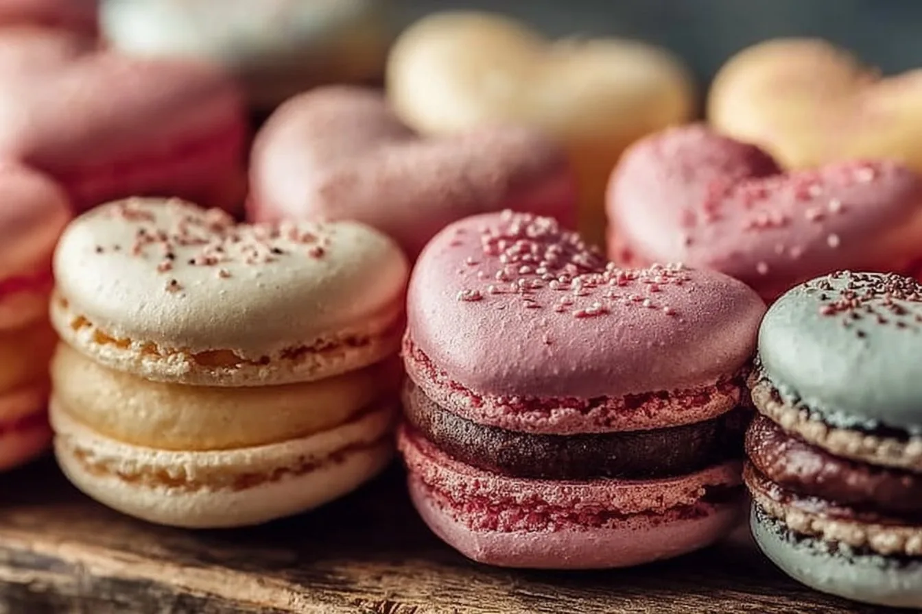 Heart Shaped Macarons