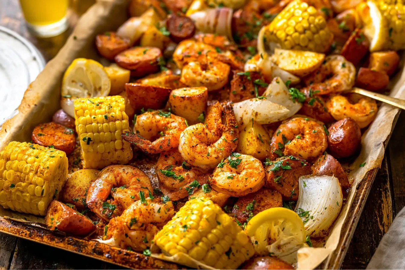 Sheet Pan Shrimp Boil