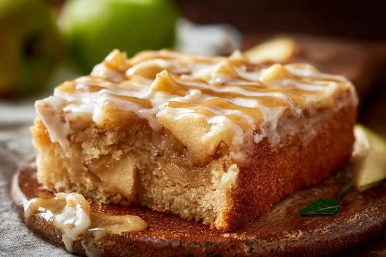 Caramel Apple Sheet Cake