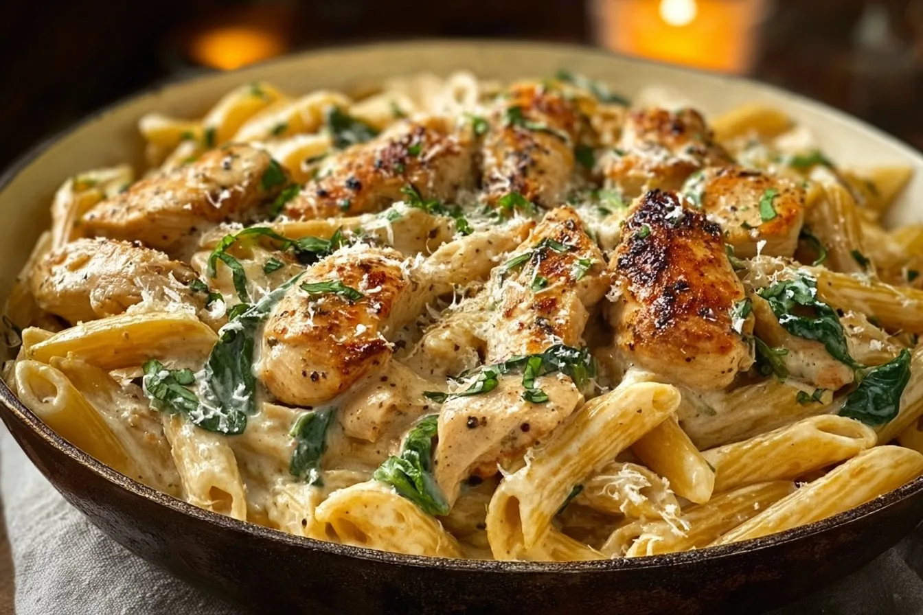 Creamy Garlic Parmesan Chicken Pasta