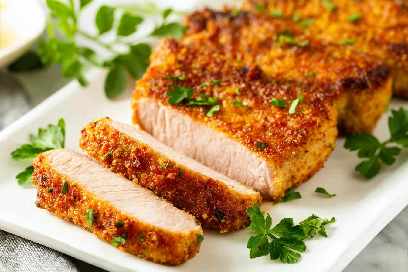Parmesan Crusted Pork Chops