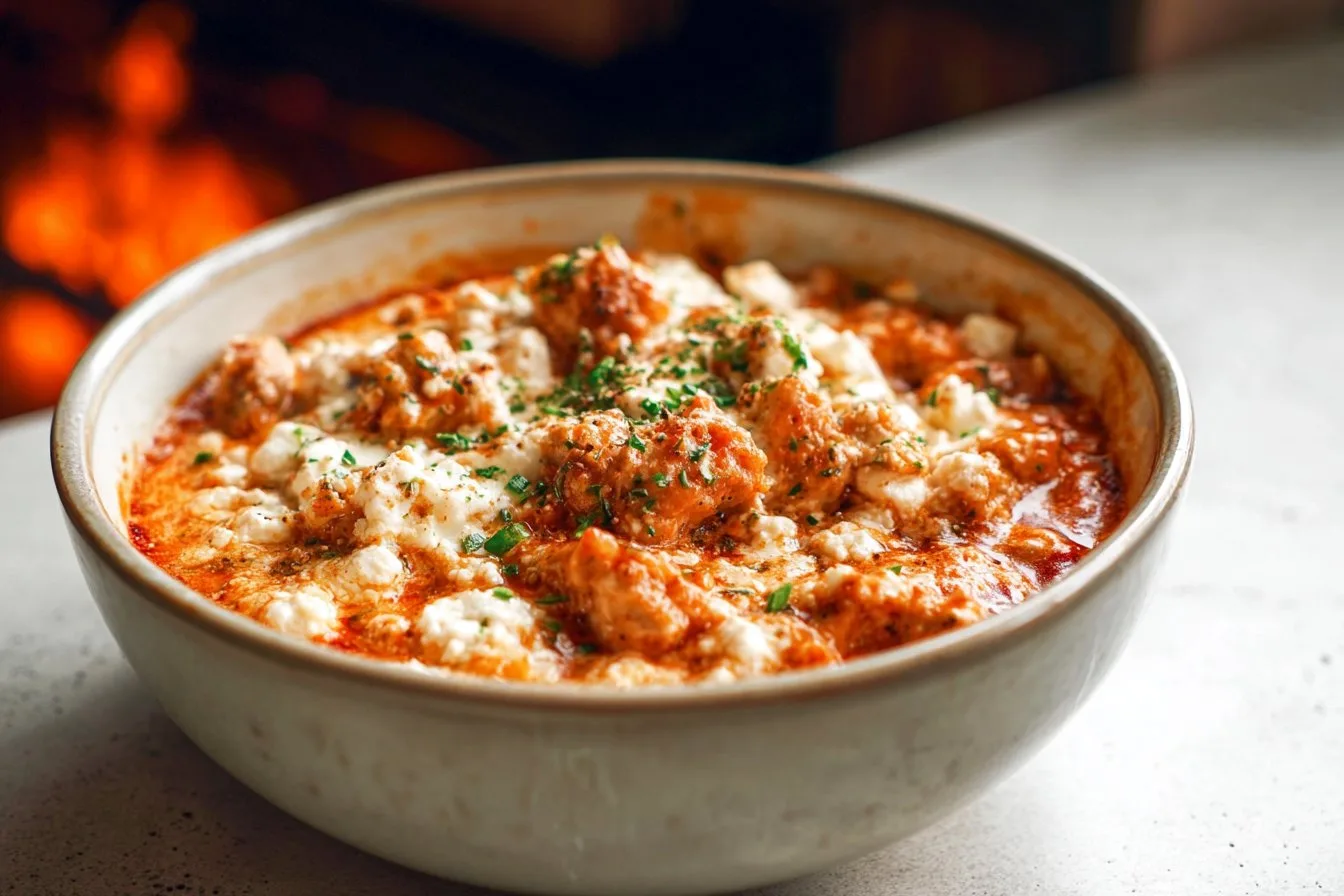 Cottage Cheese Chicken Parmesan Bowl