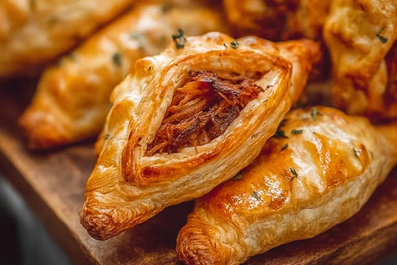 Pulled Pork Pastry Puffs