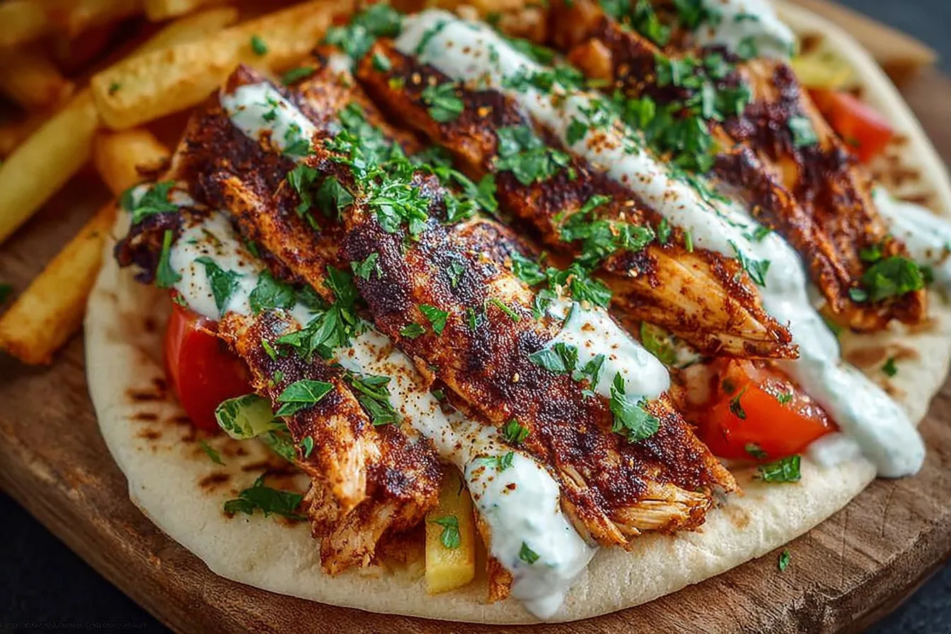 Chicken Shawarma with Garlic Yoghurt Sauce | Simple Home Edit