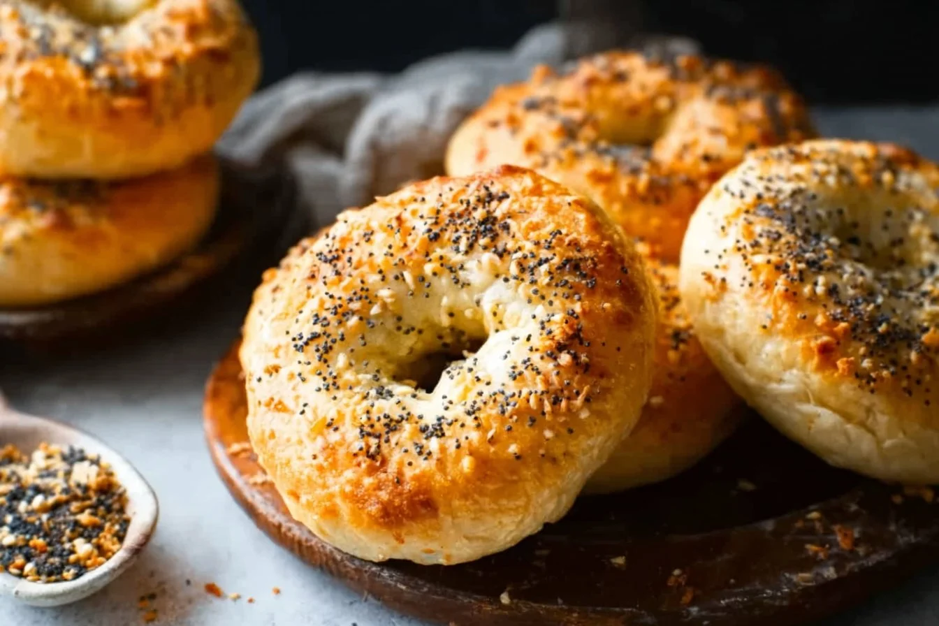 3 Ingredient Air Fryer Bagels