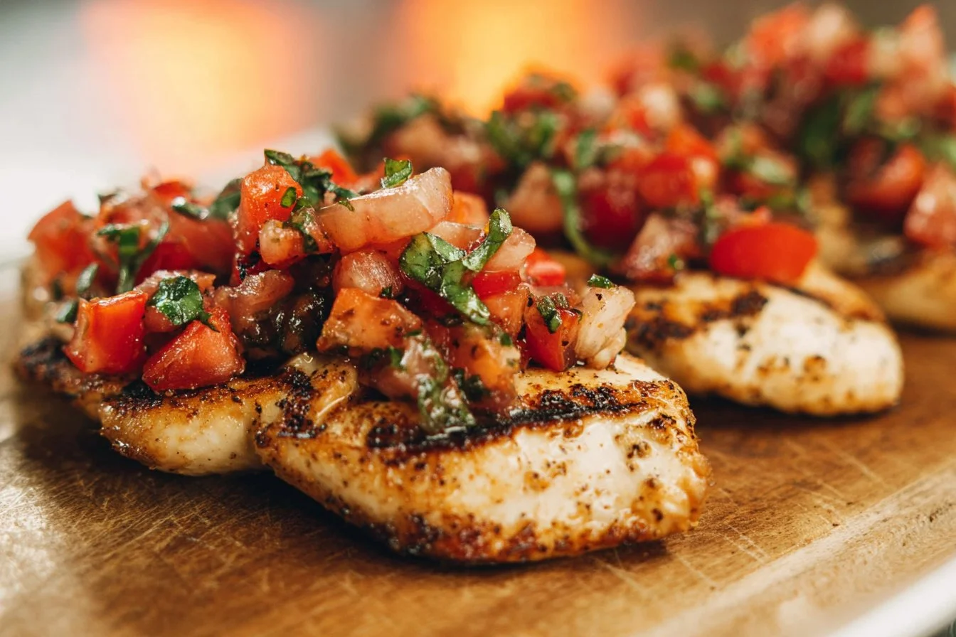 30-Minute Bruschetta Chicken (Grilled or Baked)