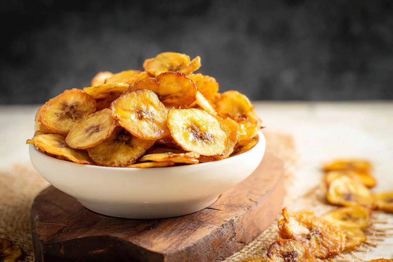 Air Fryer Banana Chips