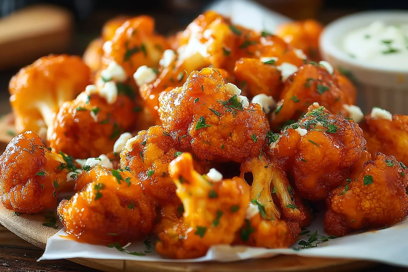 Air Fryer Buffalo Cauliflower