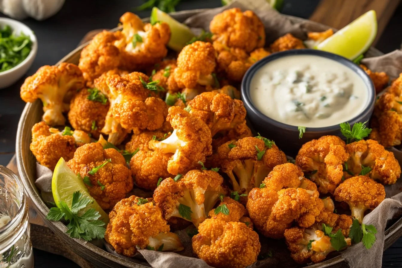 Air Fryer Buffalo Cauliflower Recipe