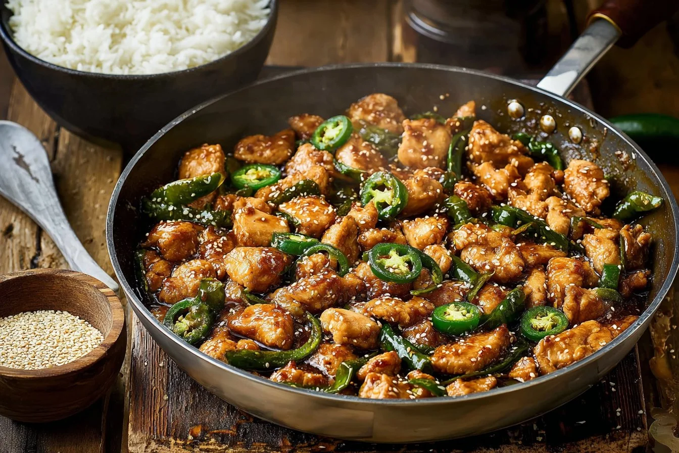 Air Fryer Chicken glazed with soy sauce, crispy and flavorful