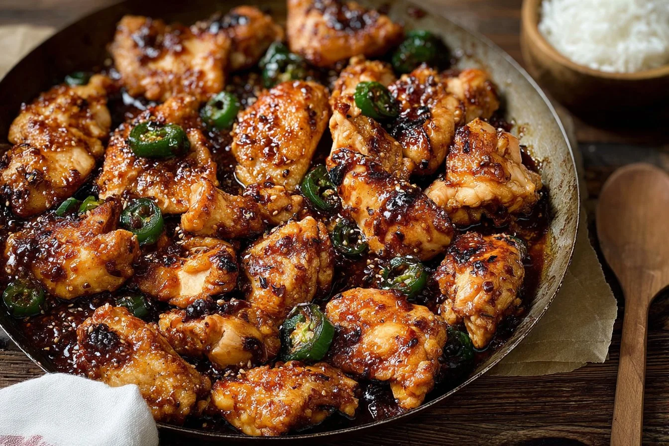 Air Fryer Chicken with Soy Sauce Glaze