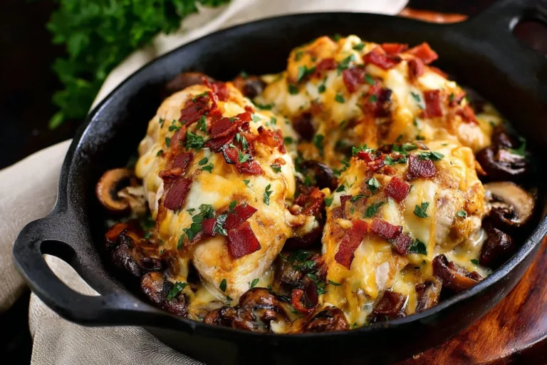 Delicious Alice Springs Chicken served with honey mustard sauce and vegetables