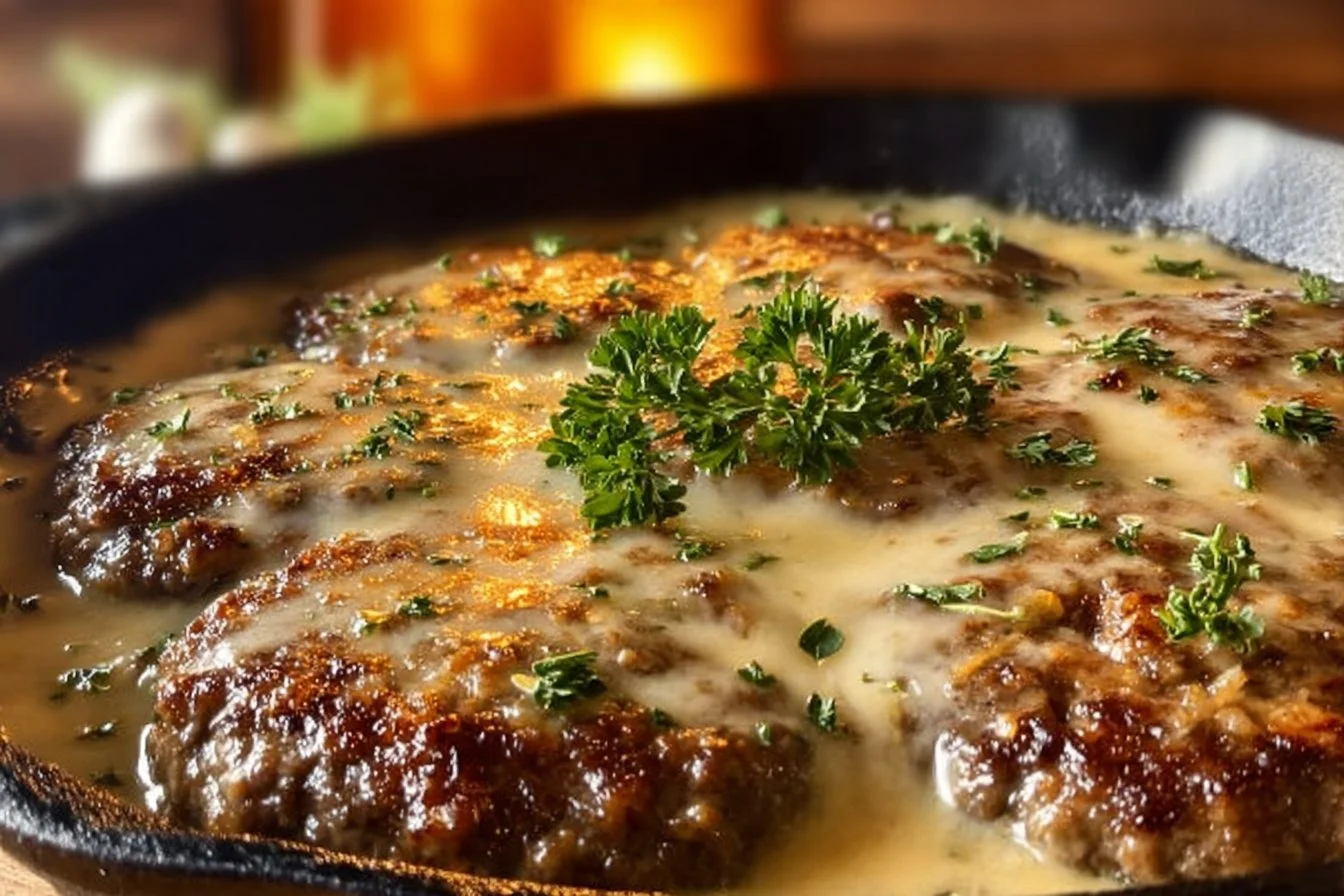 Amish Hamburger Steak Bake