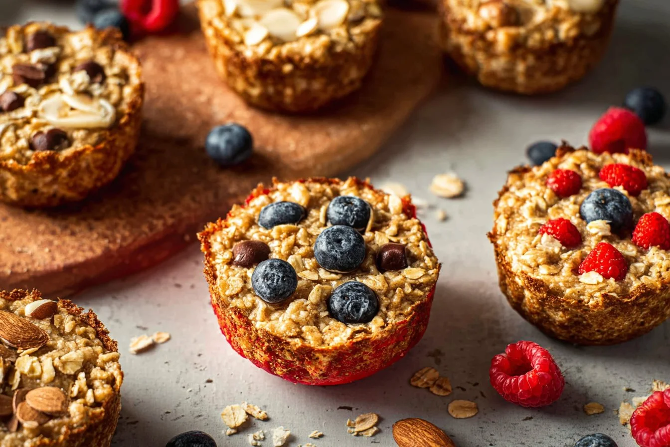 Baked Oatmeal Cups (4 Variations)