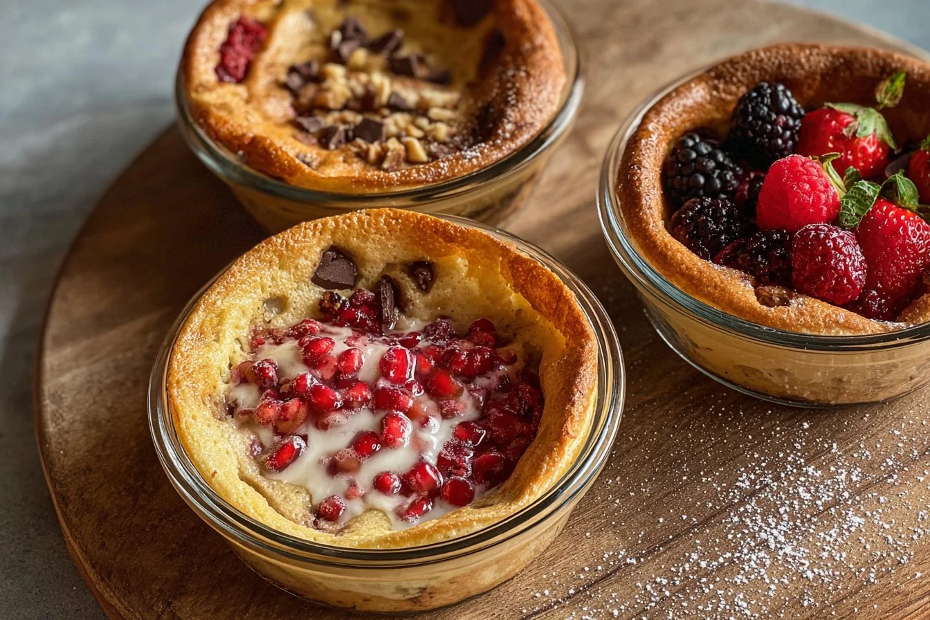 Baked Protein Pancake Bowls – Easy & High-Protein Treat