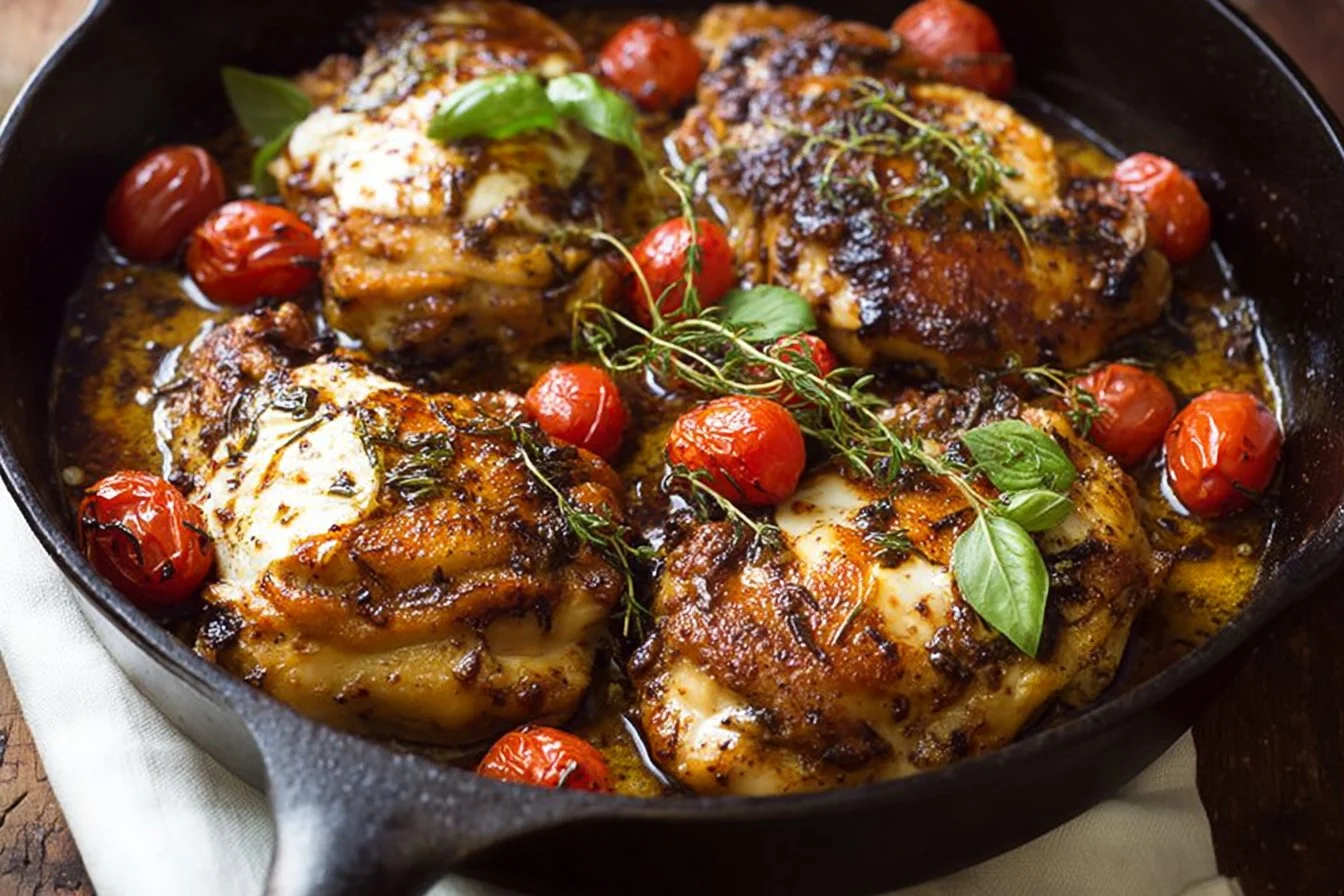Balsamic Glazed One Pan Chicken