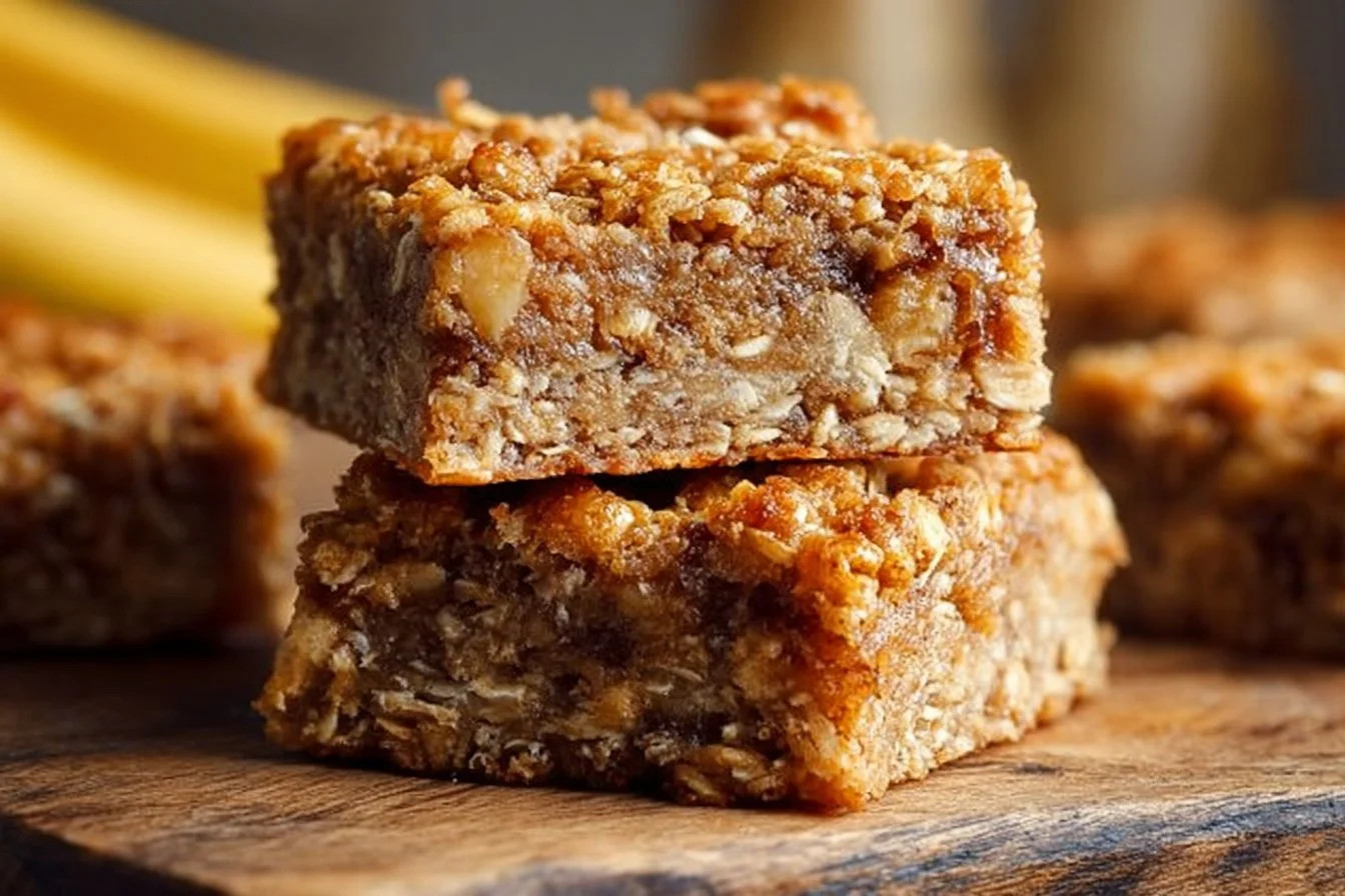 Banana Oatmeal Bars