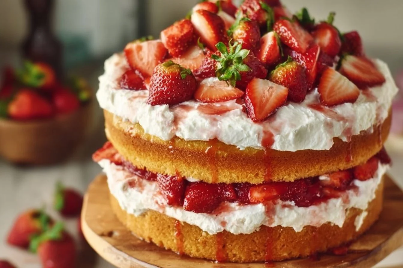 Best Strawberry Shortcake Cake