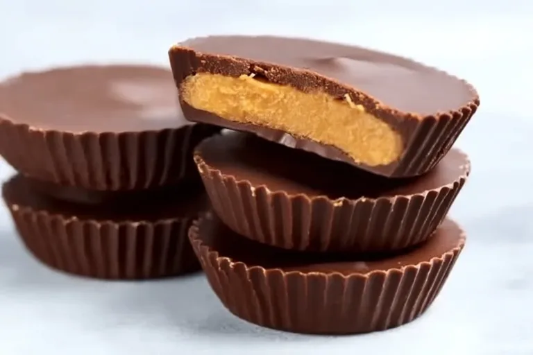 Homemade Peanut Butter Cups better than Reese's with chocolate and peanut butter