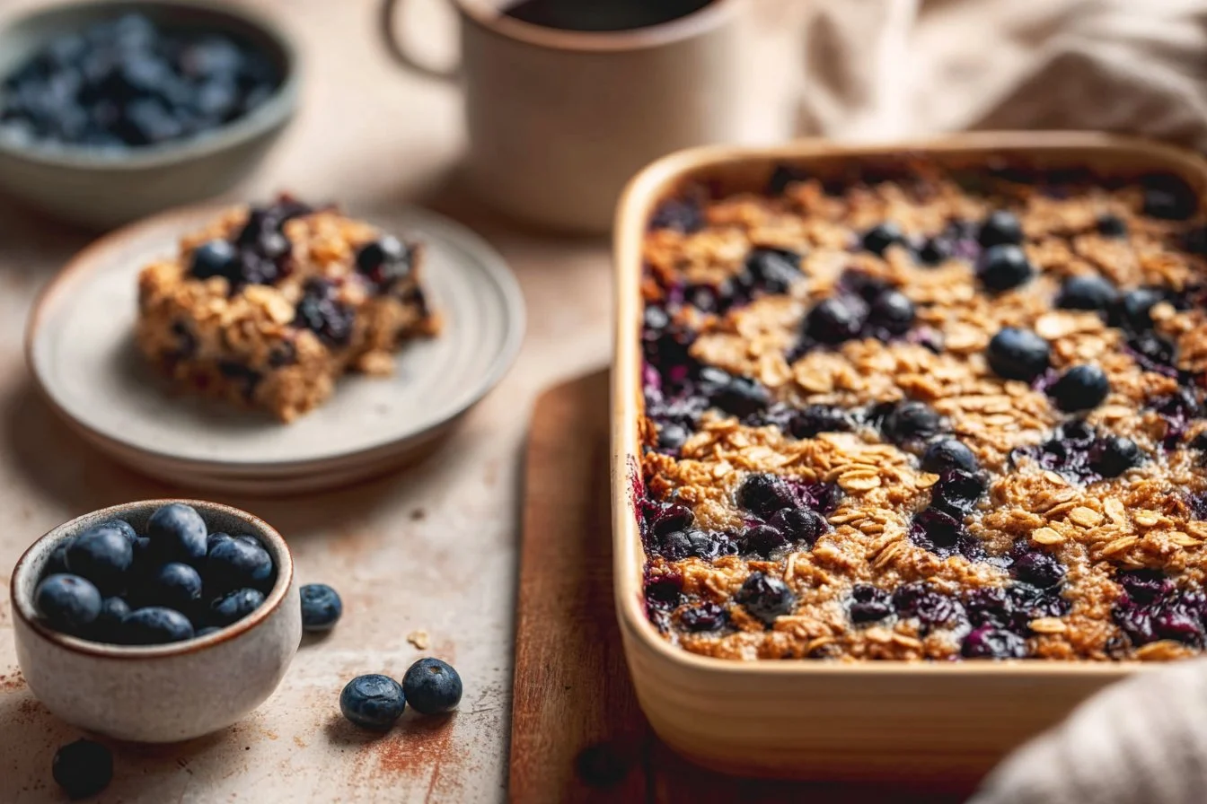 Blueberry Oatmeal Bake