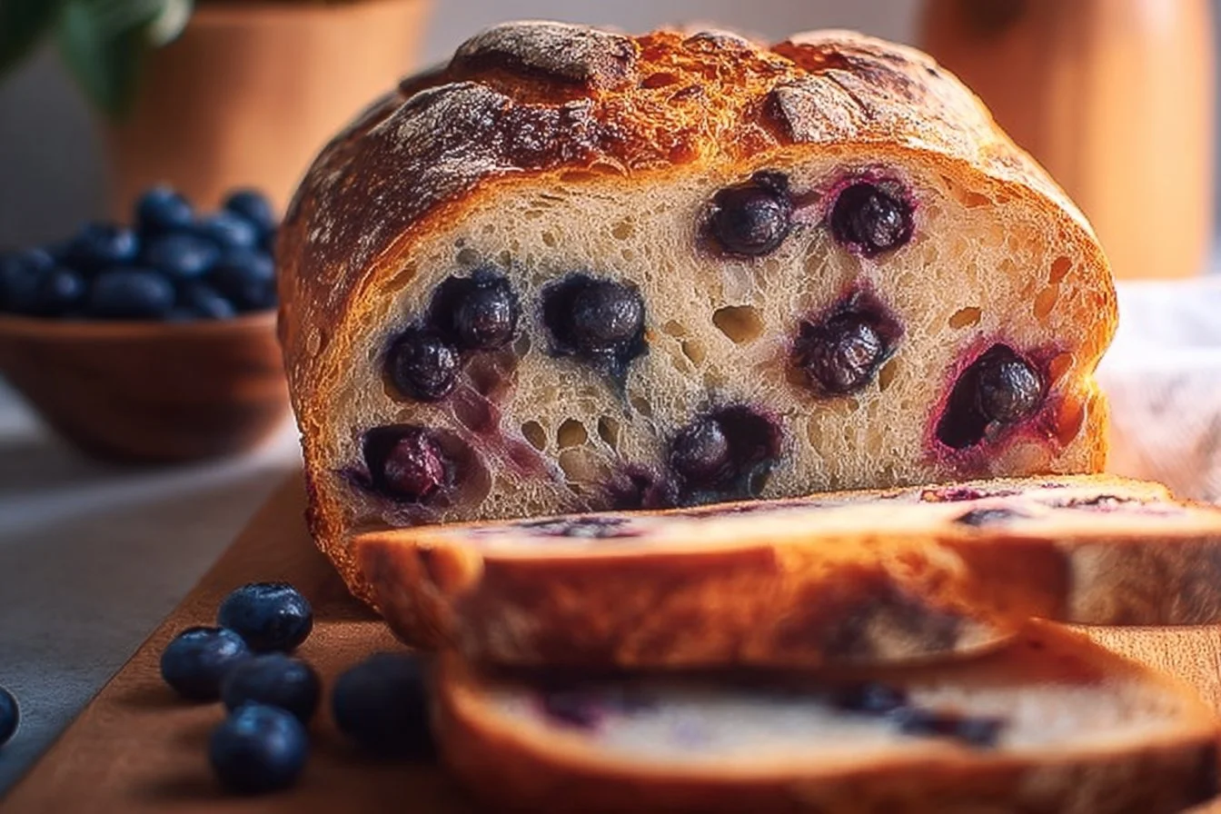Blueberry Sourdough Bread