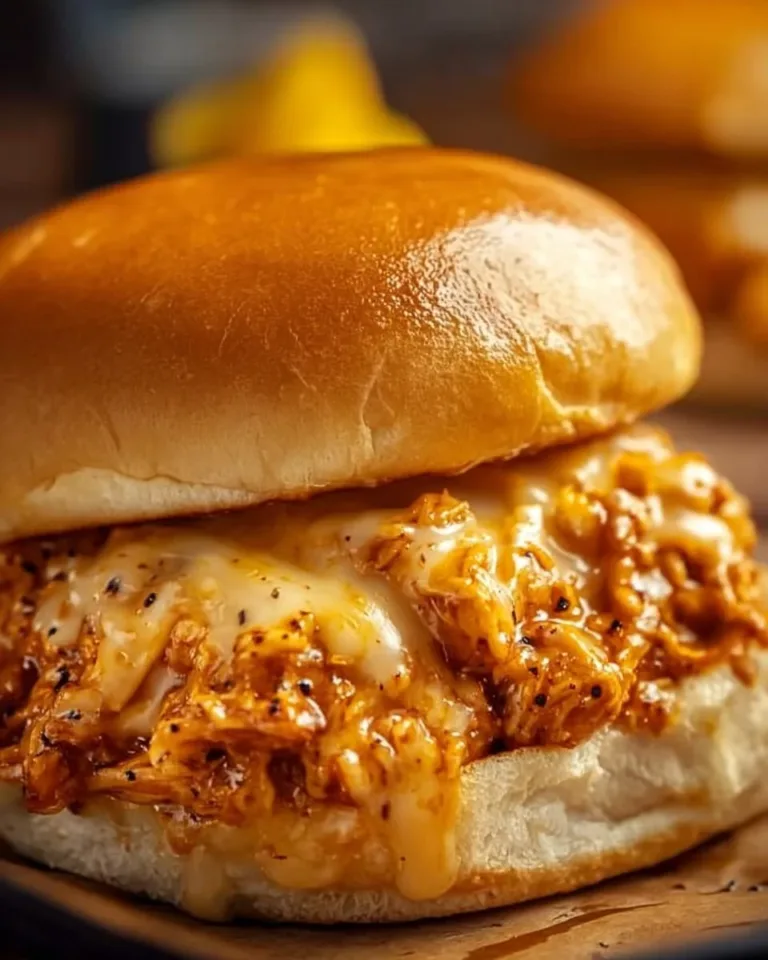 Cajun Chicken Sloppy Joes served on a plate with toppings
