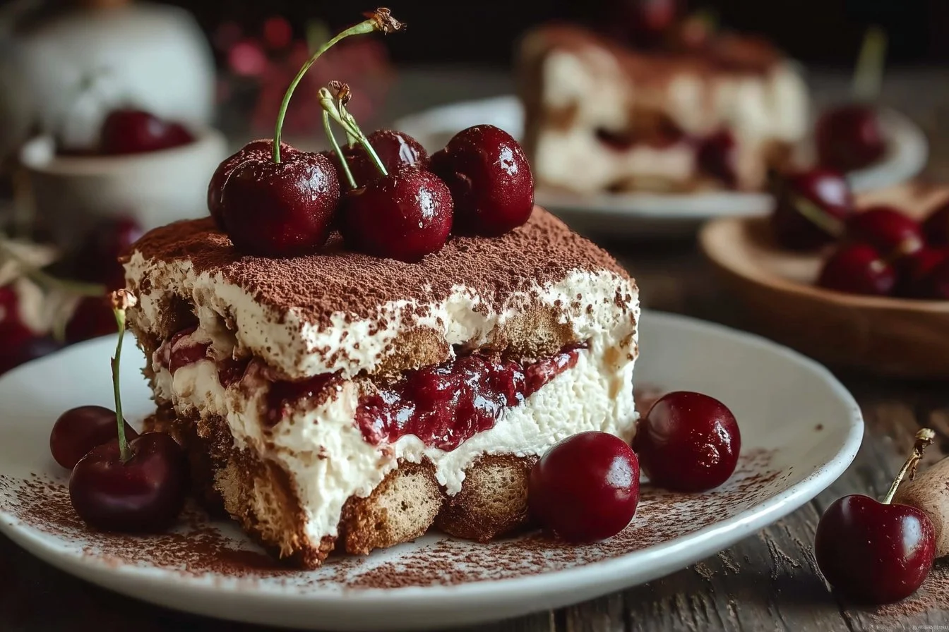 Cherry Amaretto Tiramisu