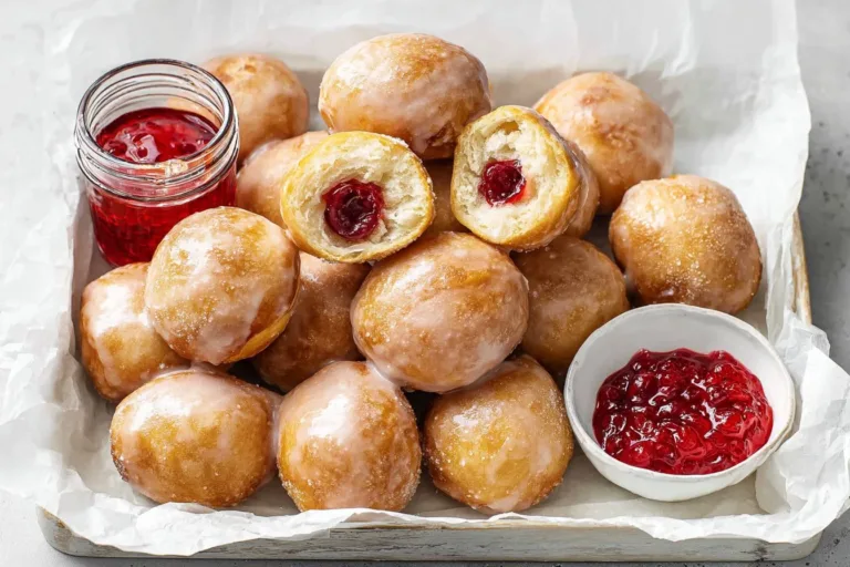 Delicious cherry pie bombs filled with sweet cherry filling and flaky crust.