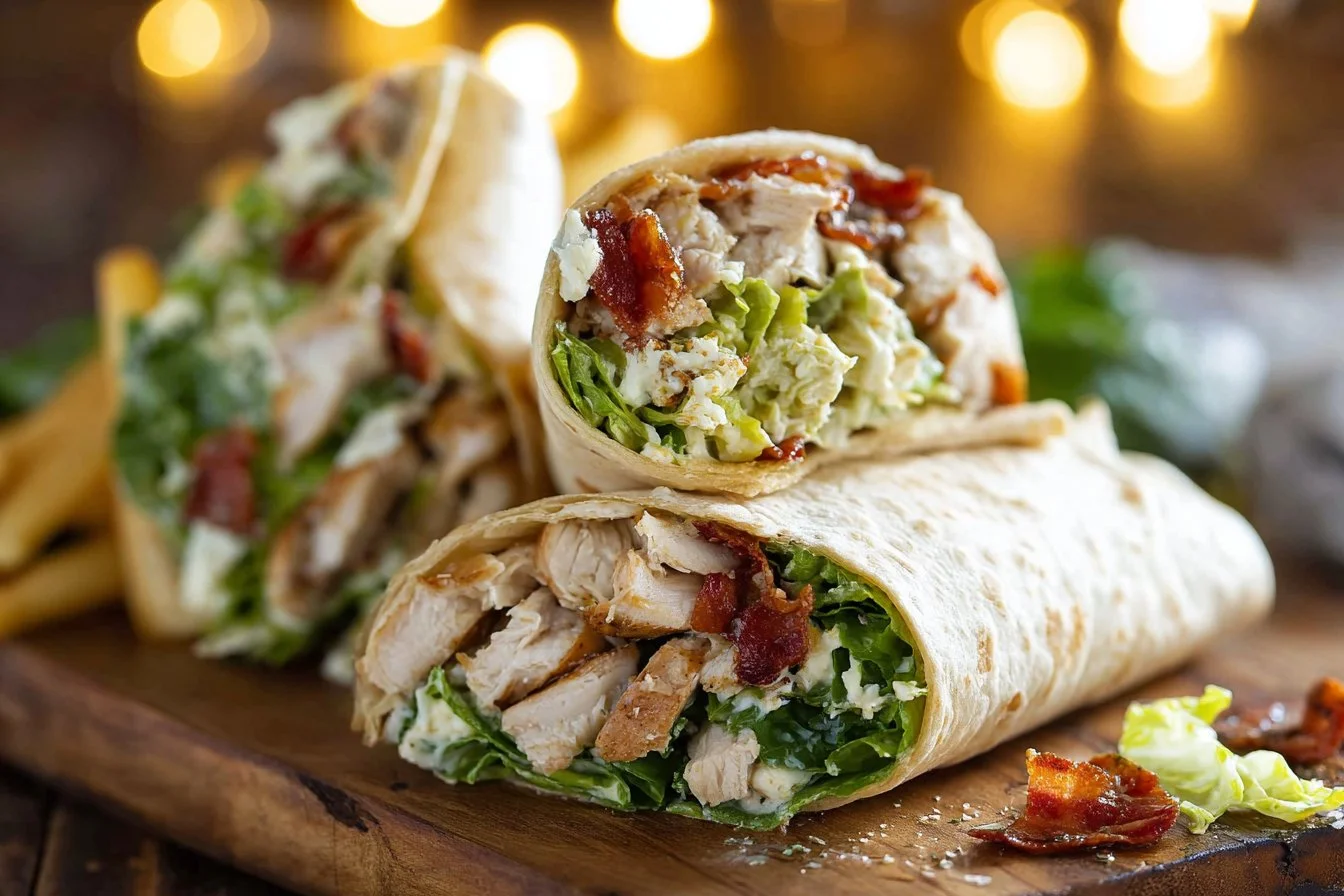 Chicken Caesar Wraps