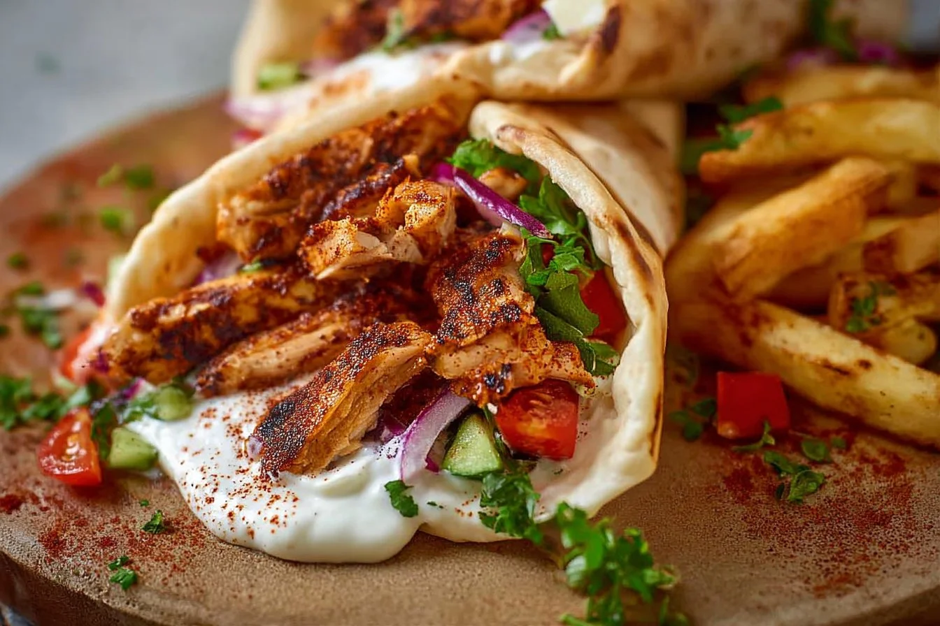 Chicken Shawarma with Garlic Yoghurt Sauce | Simple Home Edit