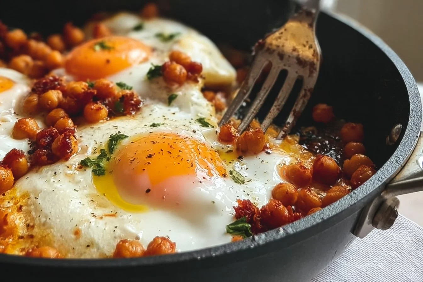 Chickpea Fried Eggs