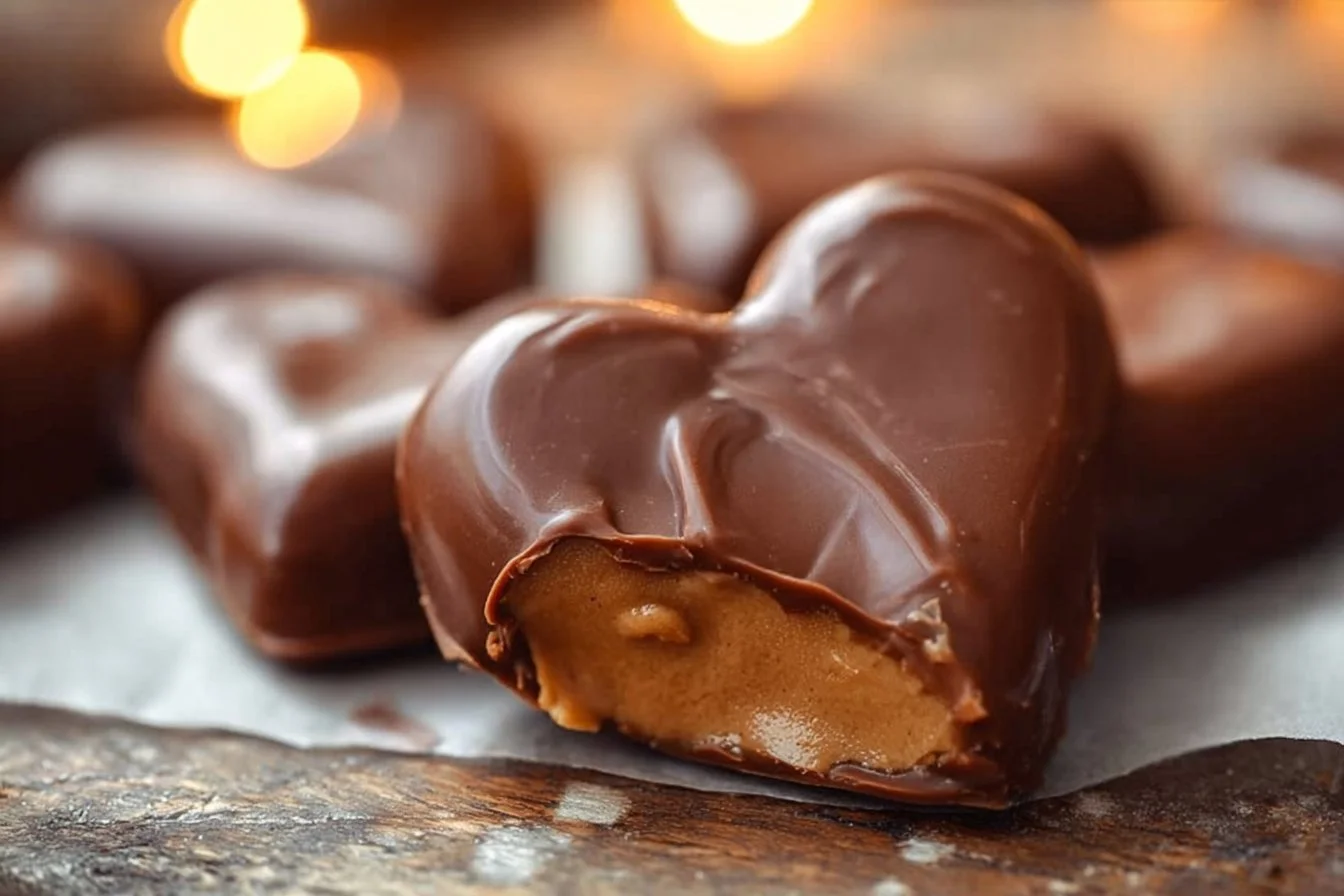 Chocolate Peanut Butter Valentine's Heart
