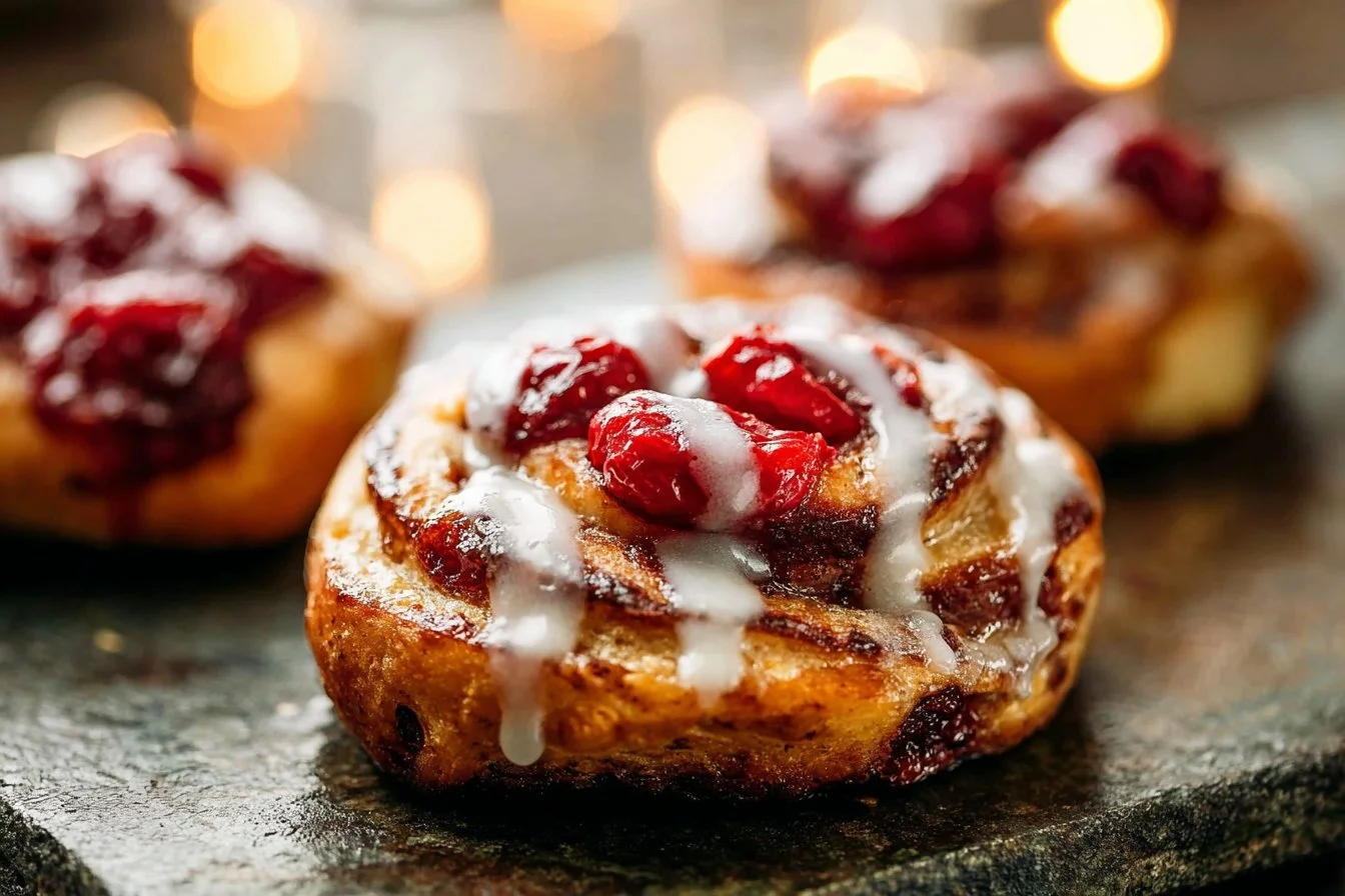 Cinnamon Roll Cherry Danishes