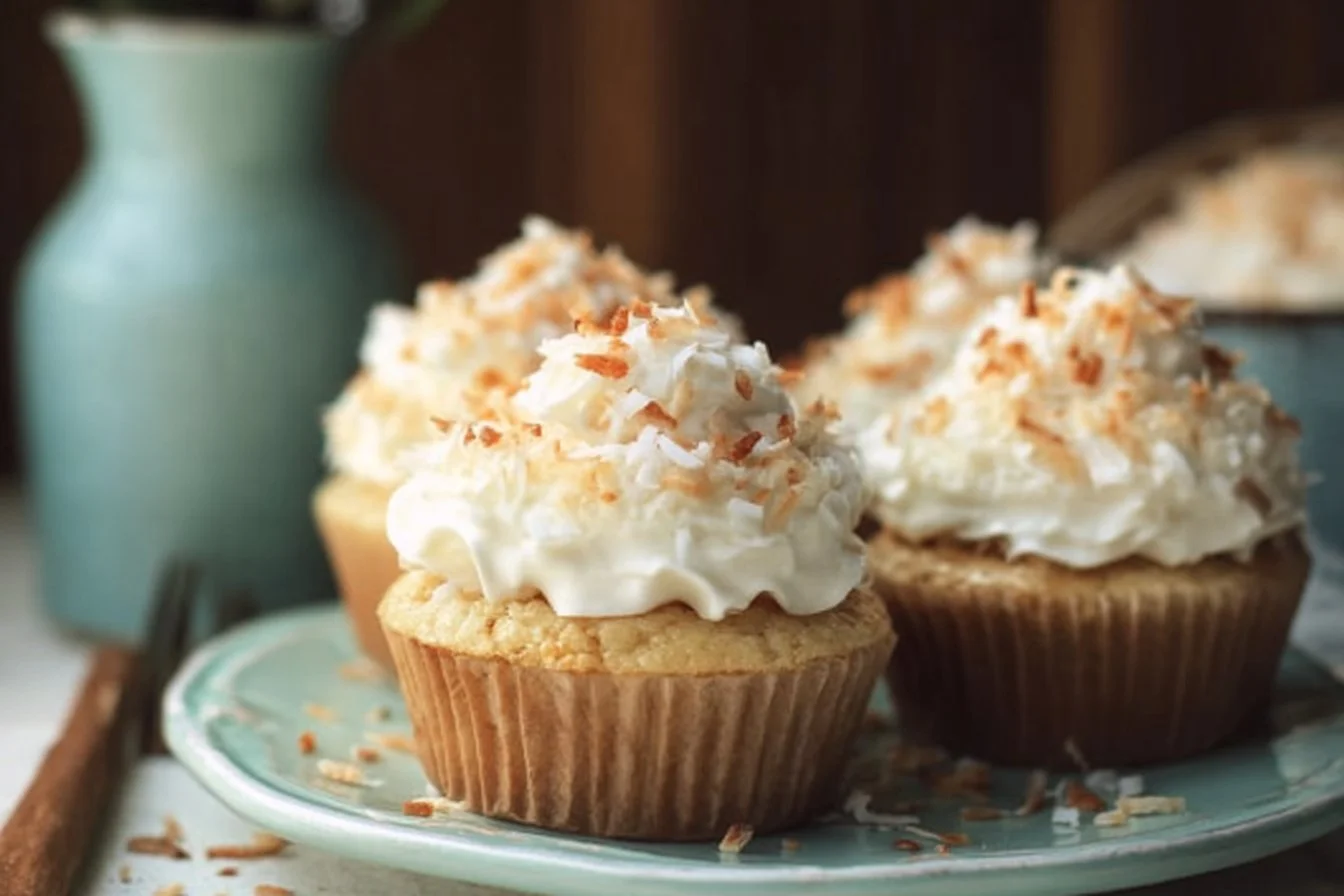 Coconut Cream Pie Cupcakes