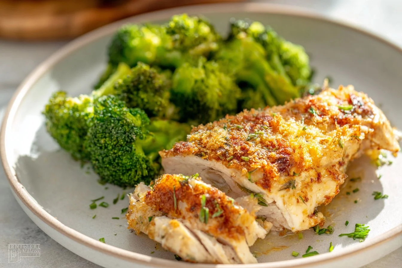 Delicious parmesan crusted chicken recipe inspired by Longhorn Steakhouse