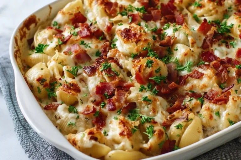 Delicious Crazy Good Casserole ready to serve at the dinner table