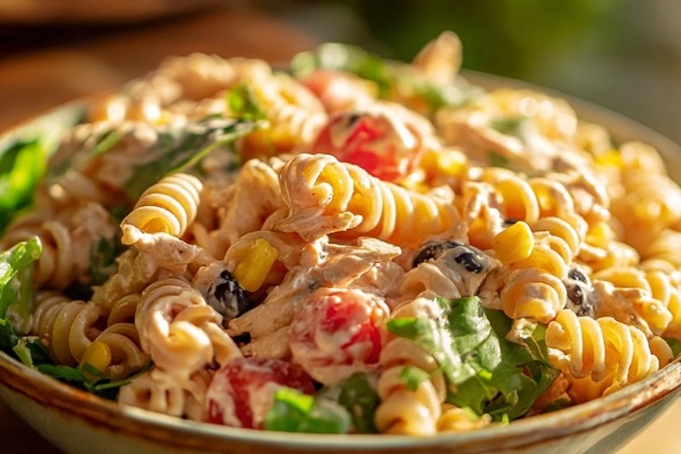 Creamy Ranch Taco Pasta Salad