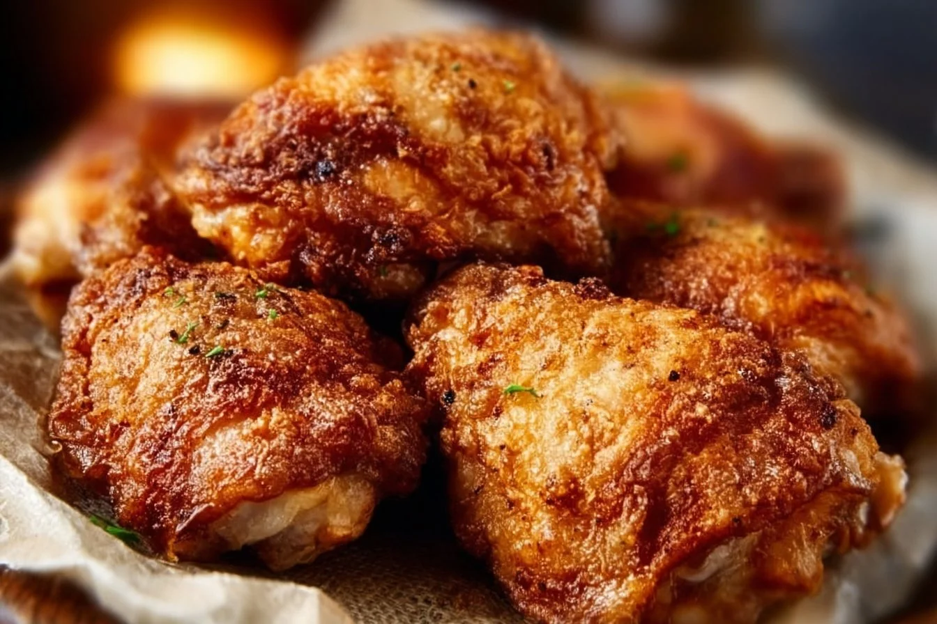 Crispy Oven-Fried Chicken Thighs