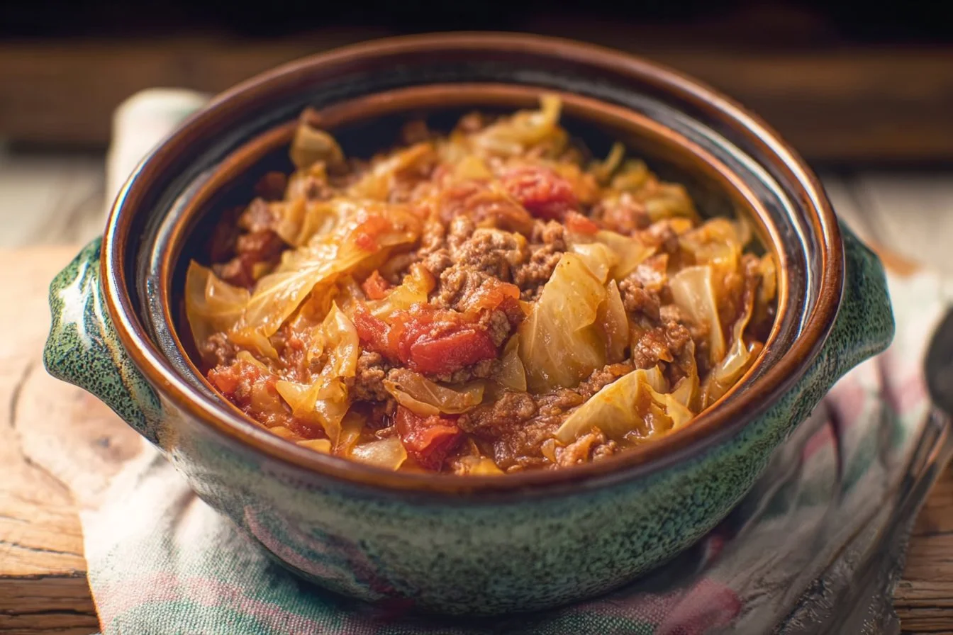 Crock Pot Unstuffed Cabbage