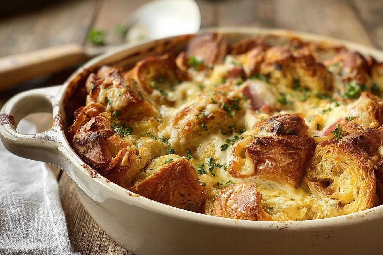 Croque Monsieur Croissant Bake