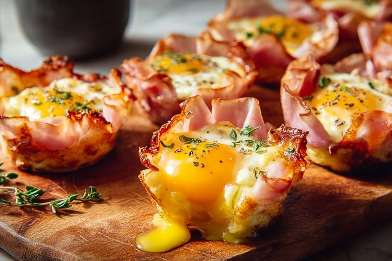 Ham & Cheese Egg Cups