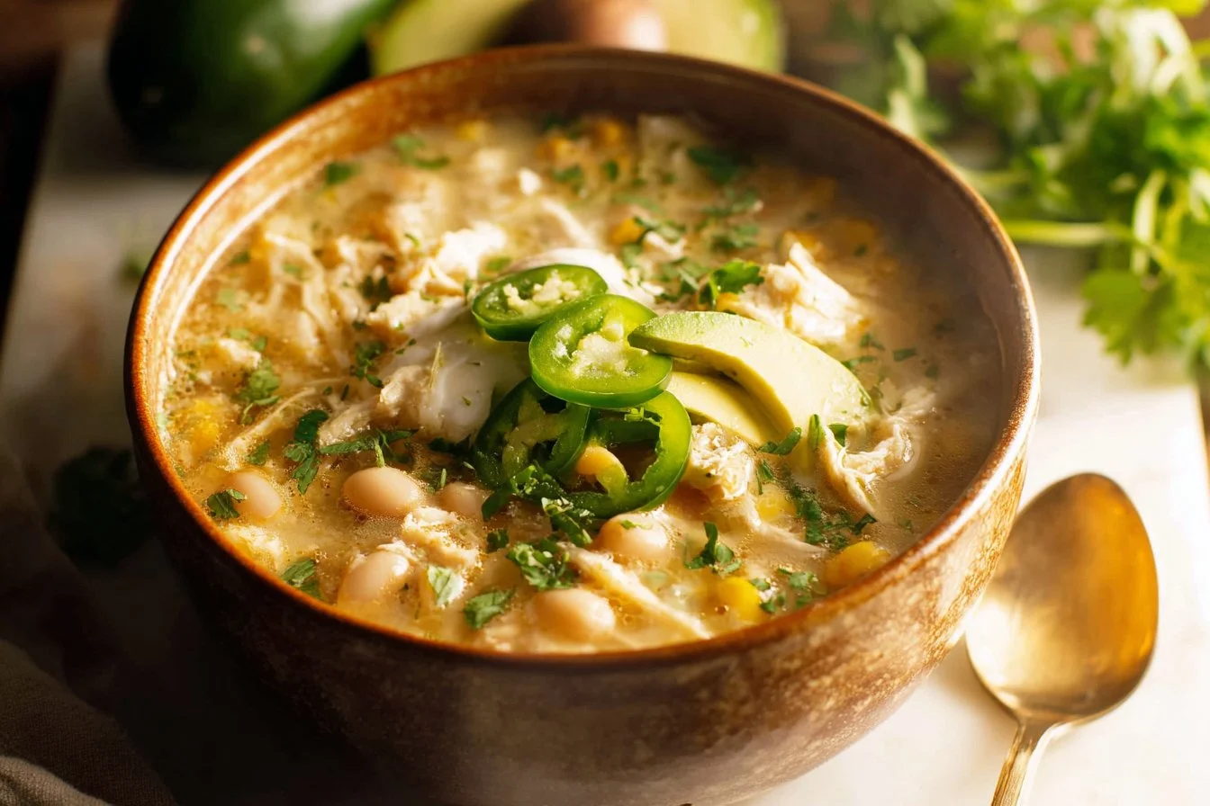 Healthy White Chicken Chili