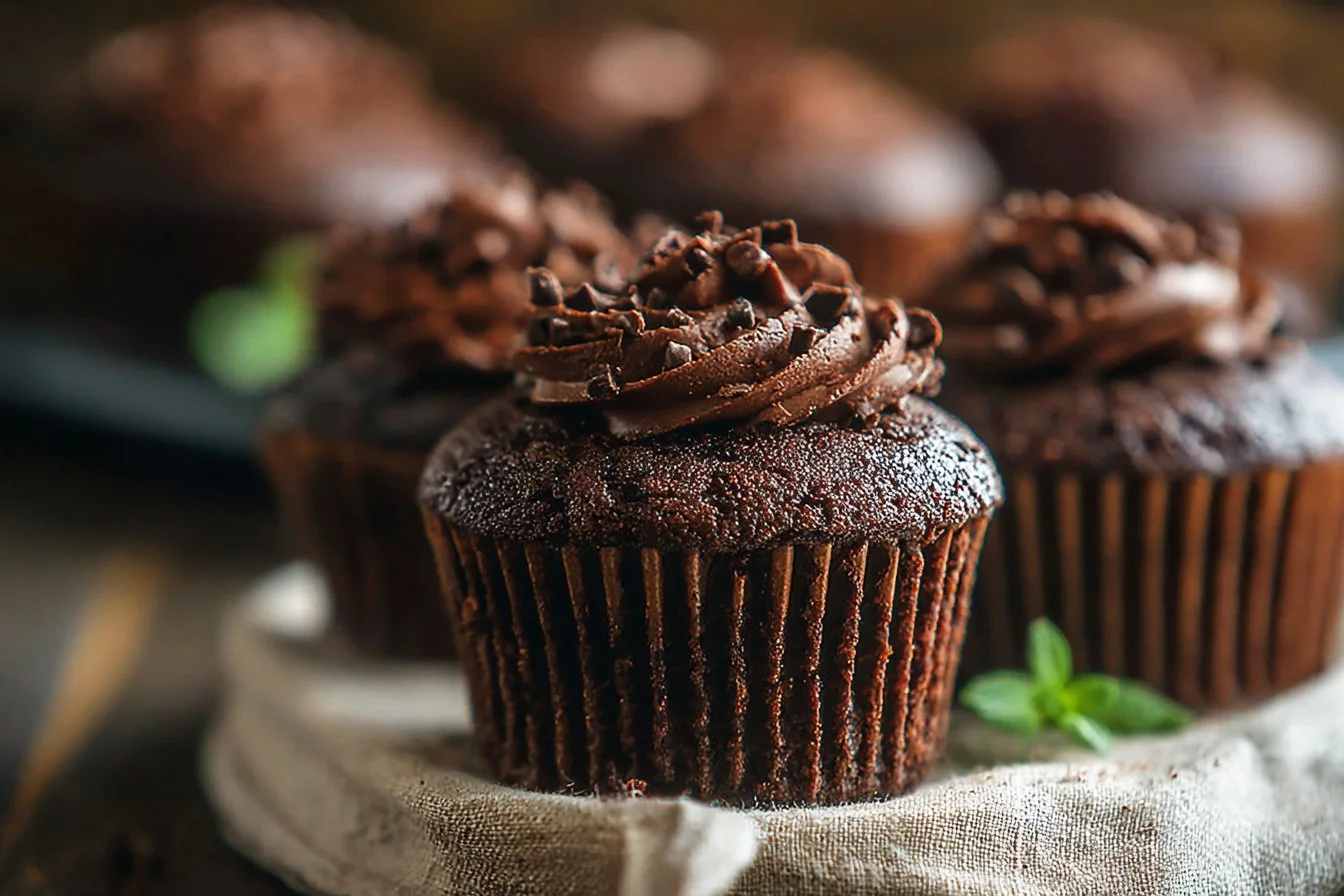 Homemade Moist Chocolate Cupcakes