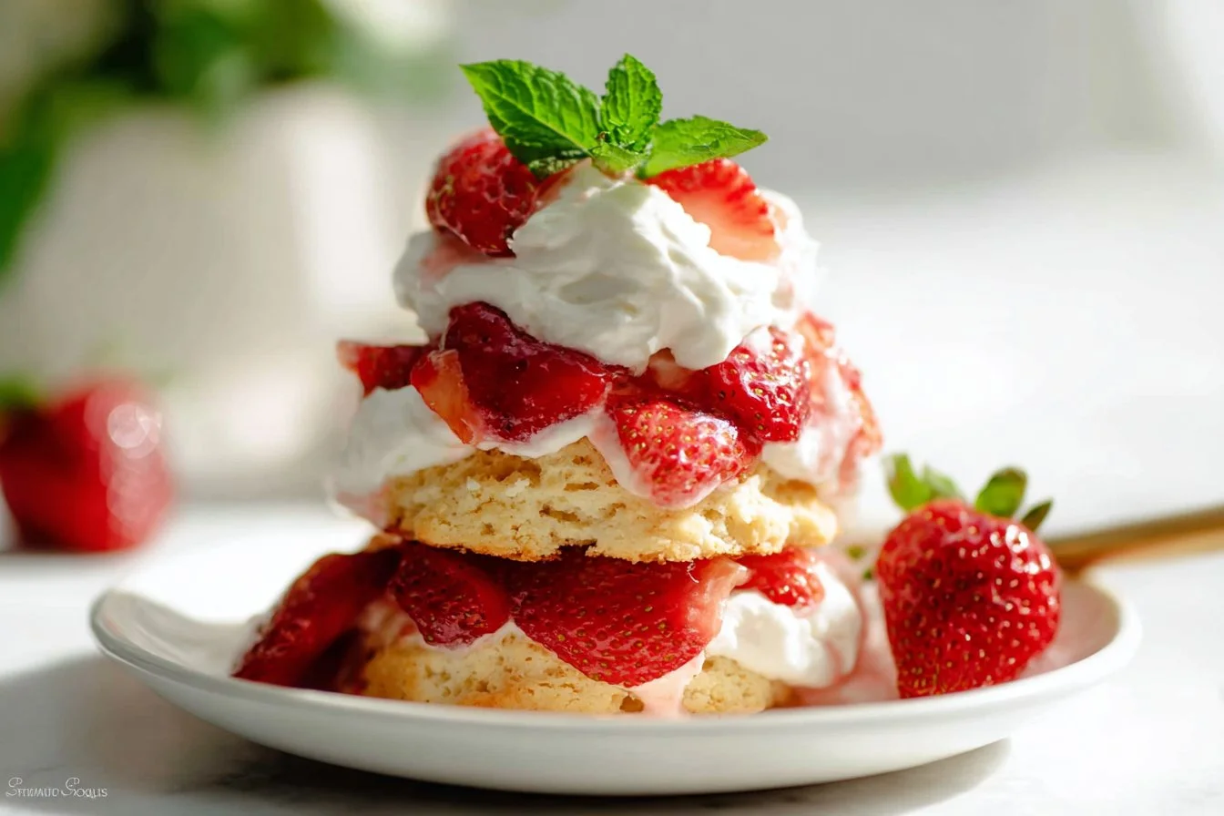 Homemade Strawberry Shortcake