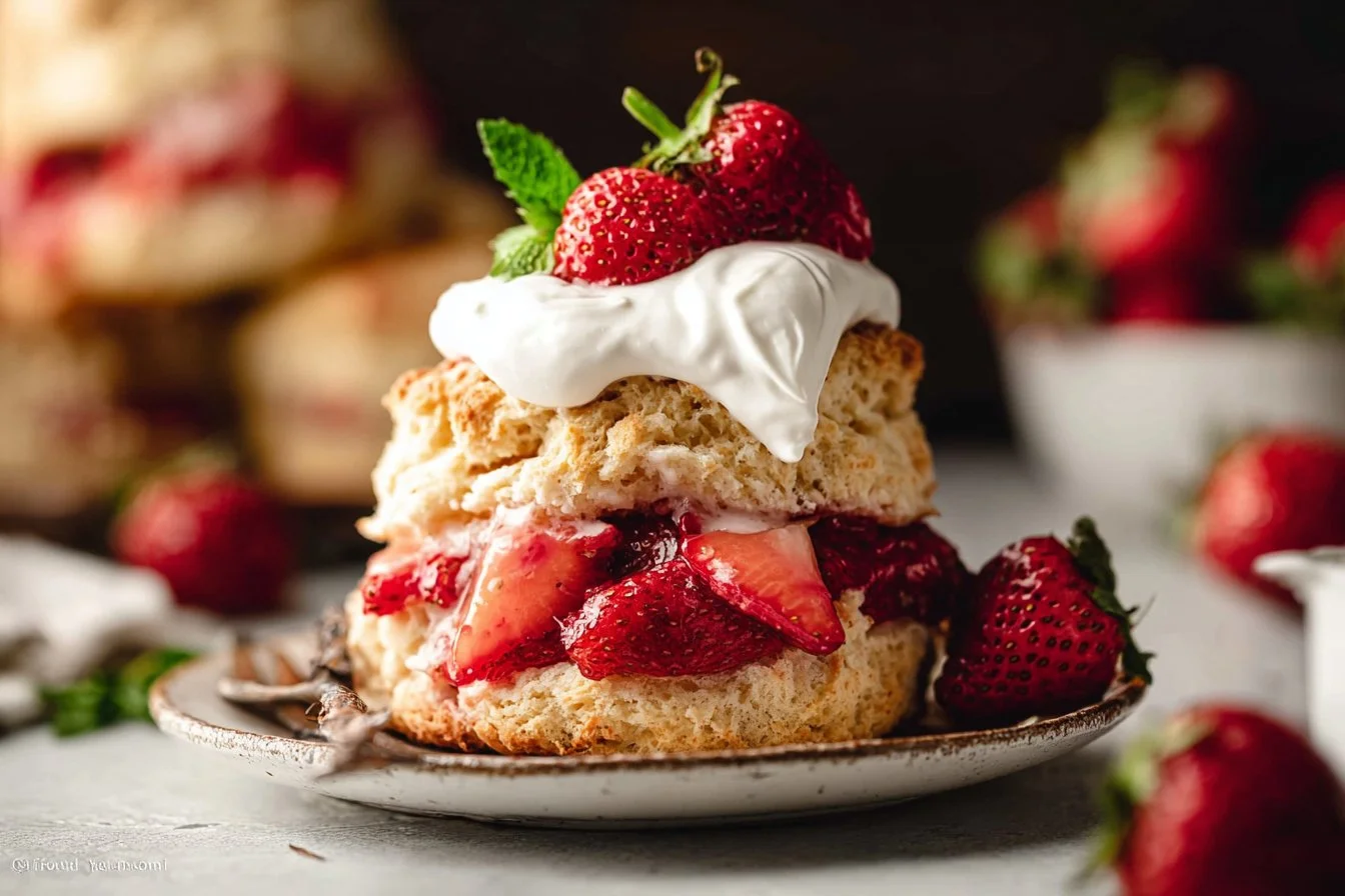 Homemade Strawberry Shortcake