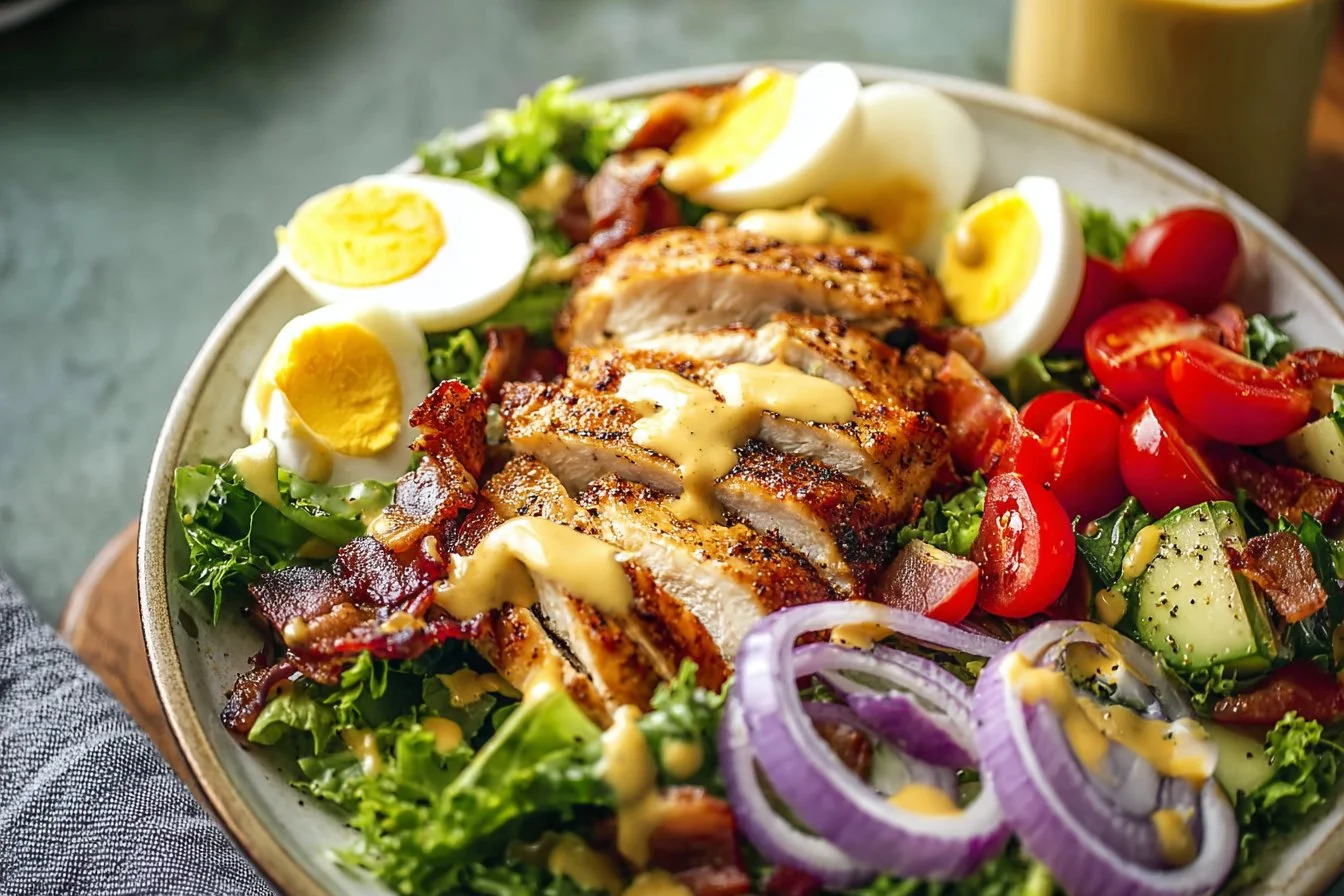 Honey Mustard Chicken Cobb Salad