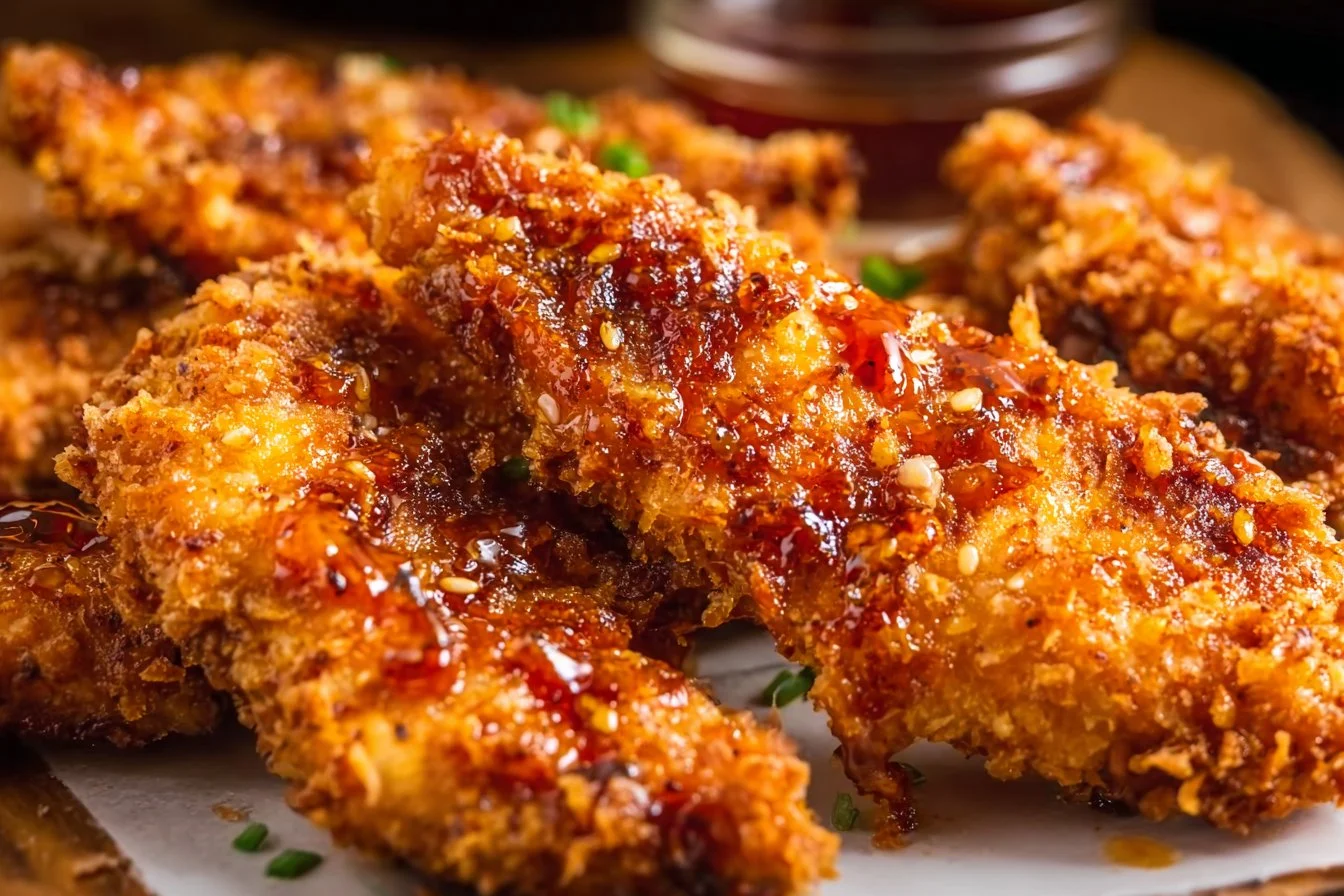 Hot Honey Air Fryer Chicken Tenders