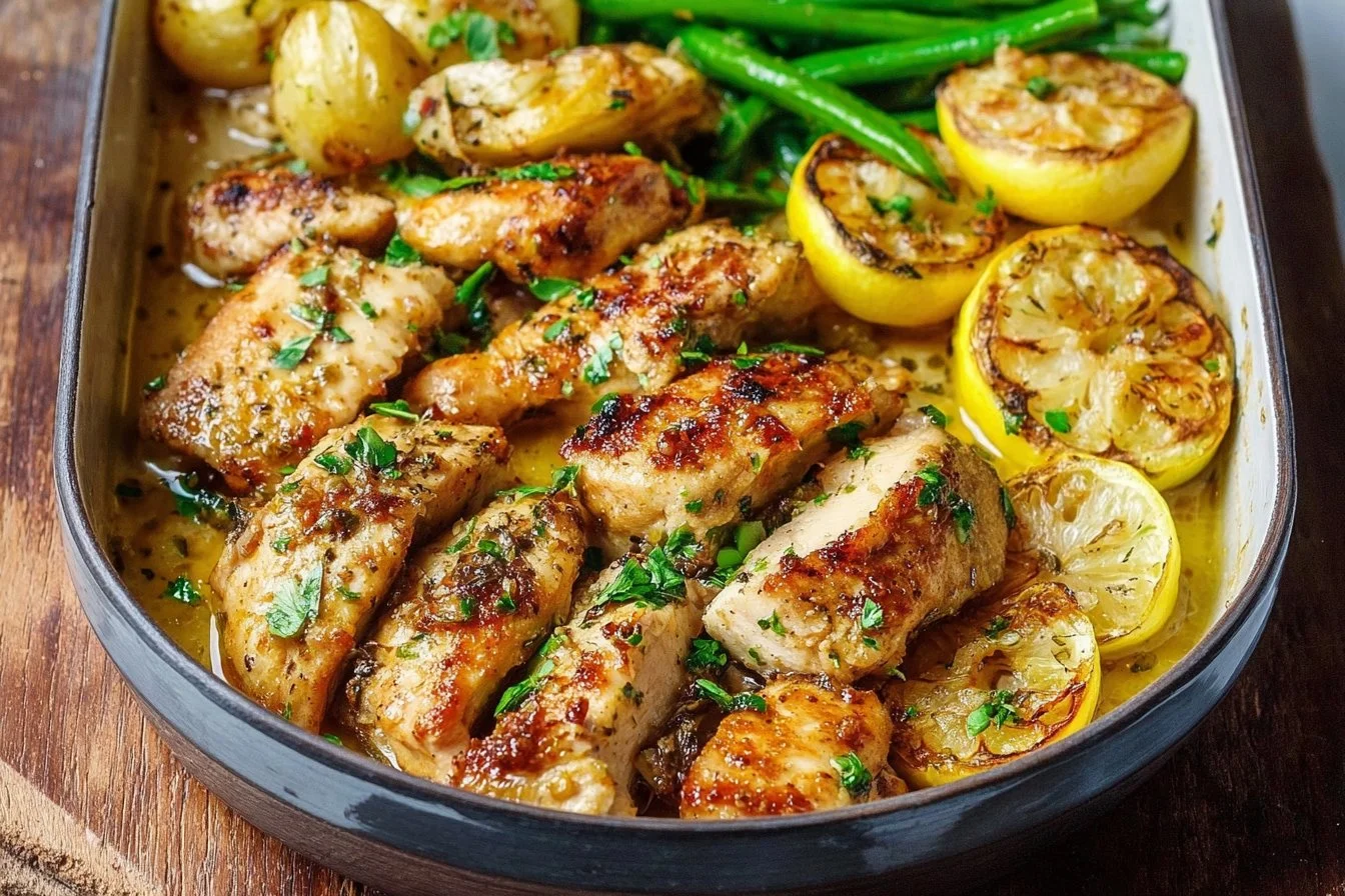Lemon Garlic Chicken Meal Prep