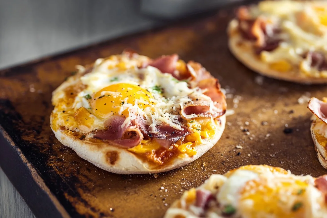 Mini Breakfast Pizzas